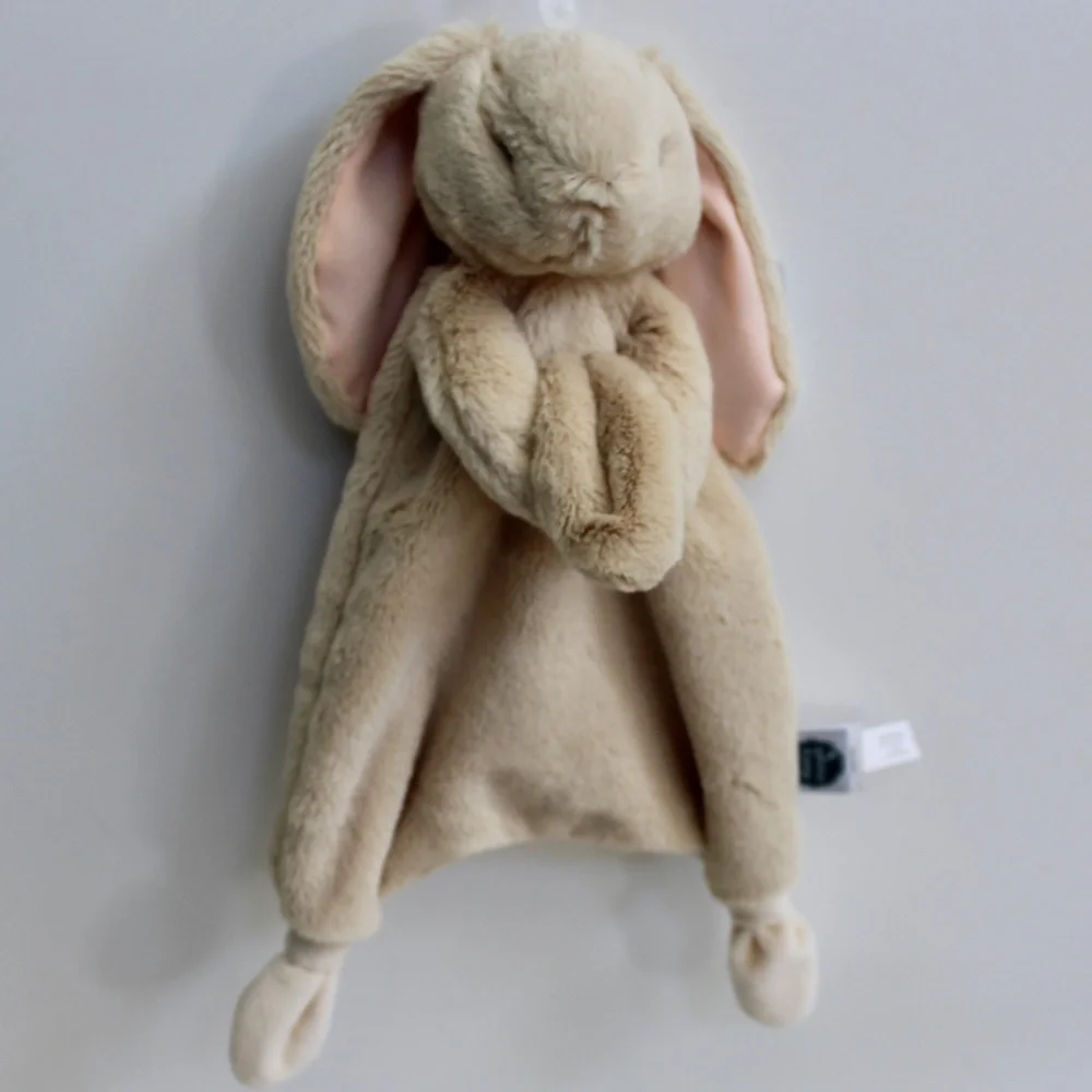 Mary Meyer Bunny Rabbit Lovey Plush Knotted Security Blanket Blankie 12